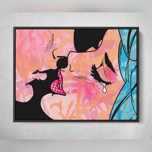 Kiss me 8 1/2"x11" Wall Art